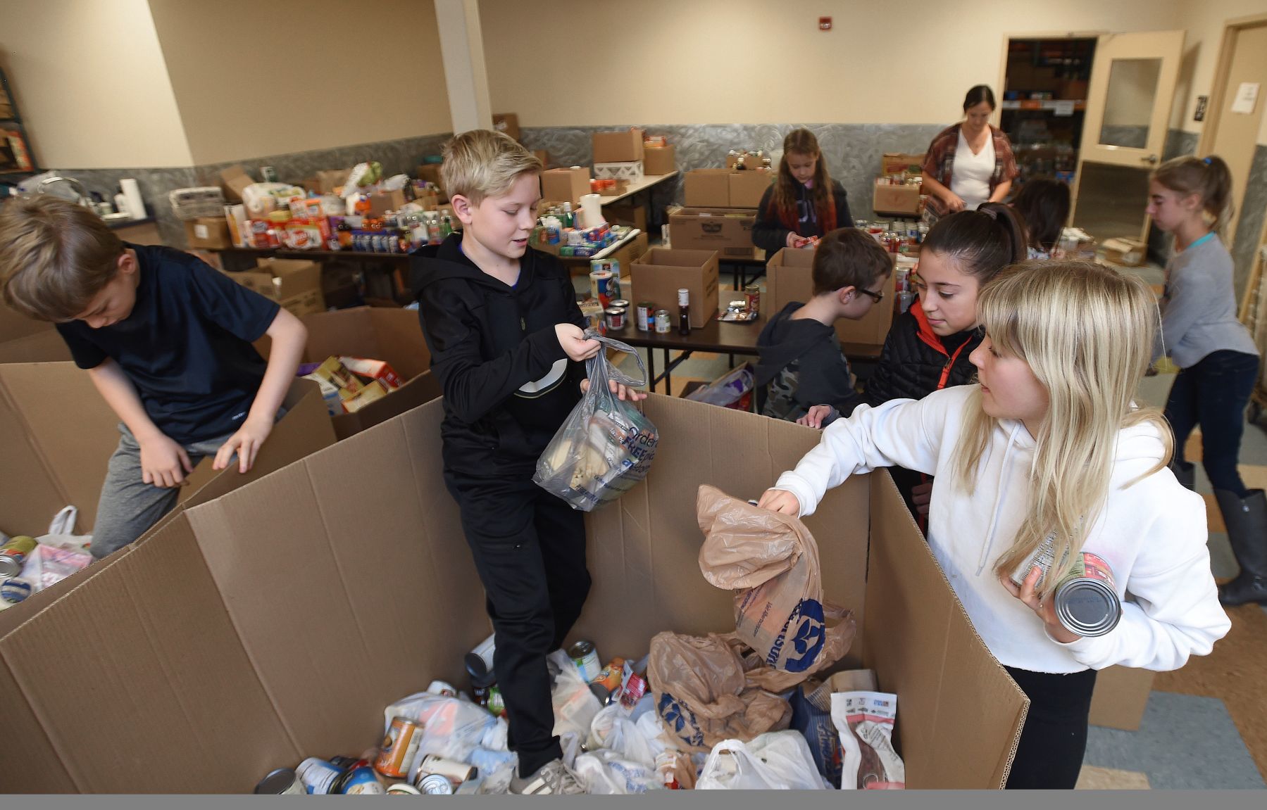 Food Bank students
